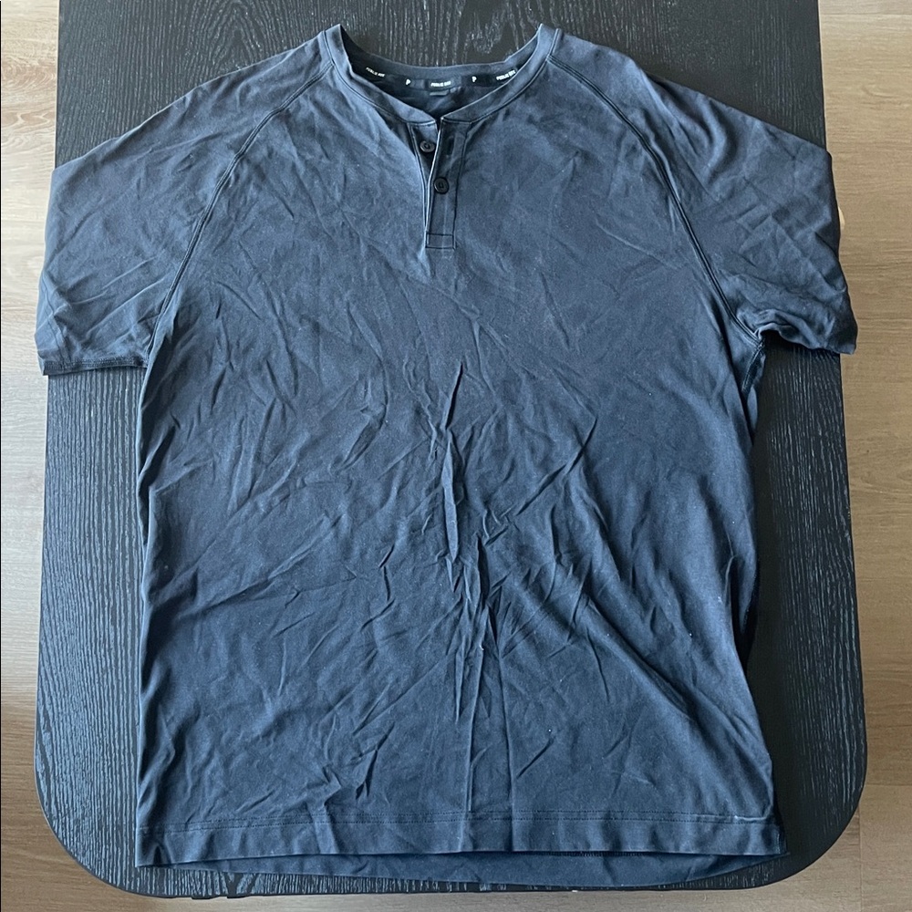 Men's Navy Henley Shirt